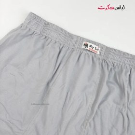 تصویر شورت مردانه پادار نخی بسته 3عددی ls320 