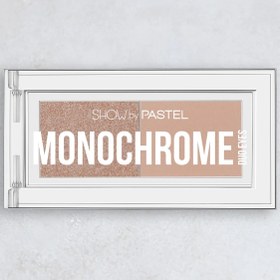 تصویر پالت سایه چشم پاستل MONOCHROME Eyeshadow Duo Monochrome Pastel