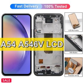 تصویر تاچ و ال سی دی اصلی شرکتی با فریم سامسونگ (Service Pack) مدل LCD Samsung A54 / A546 