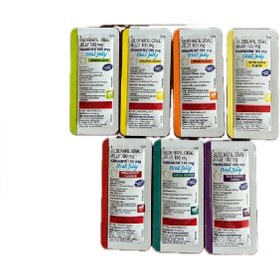 تصویر ژل خوراکی کاماگرا میوه ای مخصوص آقایان ۷ عددی Kamagra Oral Gel For Men 7 Pcs