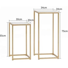 تصویر استند گلدان کد ER2200 مجموعه 2 عددی 