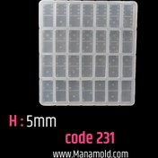 تصویر قالب سیلیکونی دومینو _کد 231 