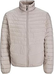 تصویر ژاکت یقه پفک پف بسته بندی شده جک و جونز (بسته 1) JACK &amp; JONES mens STATE PACKABLE PUFFER COLLAR Jacket (pack of 1)