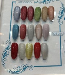 تصویر لاک ژل آیس دیسکو ۱۰ میل کد ۳۳۱ تا ۳۴۶ آرتی 