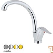 تصویر شیر ظرفشویی طوفان فلز مدل آریا Tofan Felez Sink Faucet Ariya Model