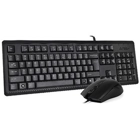 تصویر کیبورد و ماوس ای فورتک مدل KR-9276 KR-9276 USB Wired Keyboard and Mouse