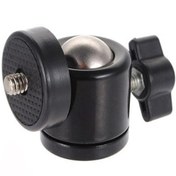 تصویر سر سه پایه مینی بال هد عکاسی ۳۶۰ درجه مناسب رینگ لایت 