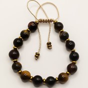 تصویر دستبند سنگ چشم ببر مدل ناتاشا بلتاگالری 