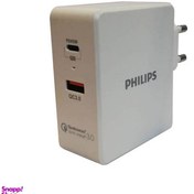 تصویر شارژر دیواری فیلیپس مدل Philips DLP2509 63W 