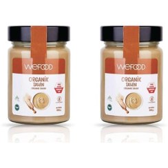 تصویر ارده ارگانیک بدون گلوتن و وگان ویفود 300 گرمی بسته دو عددی Wefood Organic Gluten-Free Vegan Tahini 300 g Pack of 2
