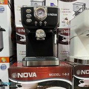 تصویر قهوه ساز و اسپرسوساز نوا مدل183 - سیاه ا nova 183 nova 183
