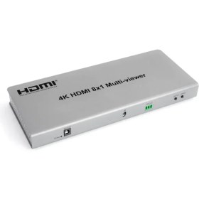 تصویر سوییچ 8*1 HDMI MULTI VIEWER 4K لمونتک 
