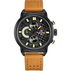 تصویر ساعت مچی مردانه نیوی فورس مدل NF9068 با بند چرم 