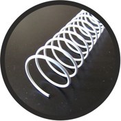 تصویر فنر مارپیچ روکش دار سایز 16 فلزی Metal spiral spring size 16