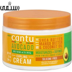 تصویر کرم فر کننده آووکادو کنتو حجم ۳۴۰ میلی لیتر مناسب موهای مجعد و فر 