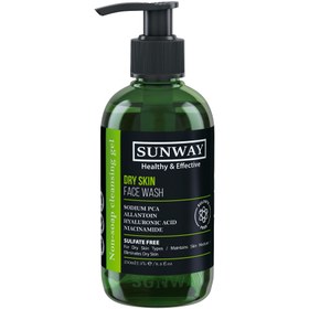 تصویر ژل شستشو صورت سان وی مناسب پوست خشک 250 میل Sunway Face Wash For Dry Skin 250ml