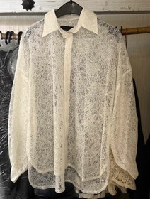 تصویر شومیز سفید ومشکی 