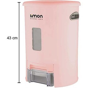 تصویر جا برنجی گرد بلند 14 کیلویی لیمون -14 kg lemon long round brass bowl 