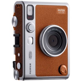 تصویر دوربین چاپ سریع FUJIFILM INSTAX MINI EVO Camera Brown FUJIFILM INSTAX MINI EVO Camera Brown