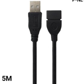 تصویر کابل افزایش طول 5 متری پی نت USB 2.0 