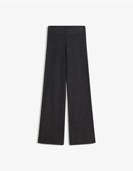 تصویر شلوار پارچه ای دمپا گشاد زنانه خاکستری تیره برشکا 