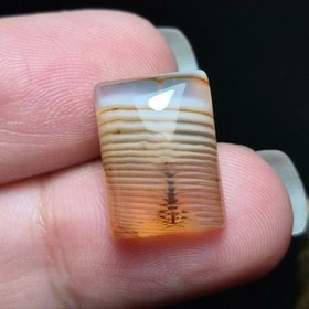 تصویر نگین سنگ عقیق سلیمانی معدنی کد Z7107 