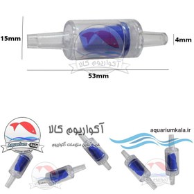 تصویر سوپاپ یکطرفه هوا مدل A-10 (رنگ آبی) check valve A-10 red