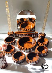 تصویر هفت سین طرح چوب - بدون گلدان 