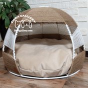 تصویر جای خواب سگ و گربه مدل گندم دلباز دنج 