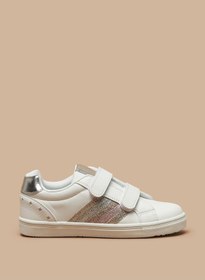 تصویر کفش ورزشی کژوال دخترانه با طراحی پنل و بند چسبی - مجموعه رمضان برند flora bella by shoexpress Girl's Panelled Casual Sneakers Shoes With Hook And Loop Closure Ramadan Collection