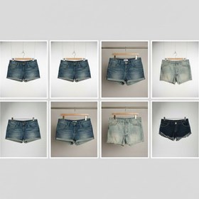 تصویر کالکشن شلوارک جین - 19.شلوارک a.n.a دور کمر 88 سانت و دورران 44 سانت 