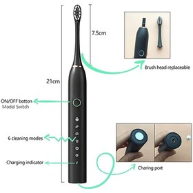 تصویر مسواک برقی شیائومی مدل X3 قابل شارژ ضدآب 