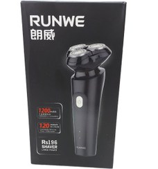 تصویر ریش تراش برقی Runwe قابل حمل. - سیاه RUNWE electric shaver men's portable rechargeable shaver