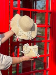 تصویر ست کلاه و کیف حصیری-کد 1984 