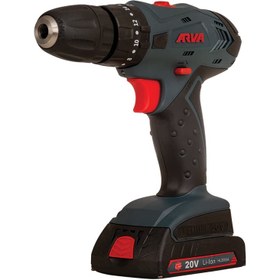 تصویر دریل پیچ گوشتی شارژی چکشی ۲۰ ولت آروا مدل ۵۸۵۳ ا 20 volt cordless hammer drill, model 5853 20 volt cordless hammer drill, model 5853