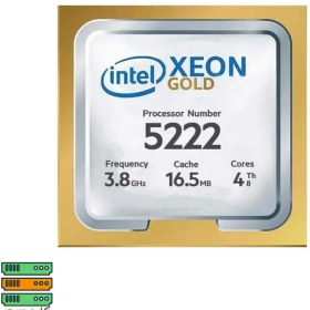 تصویر سی پی یو سرور Intel Xeon Gold 5222 Processor 