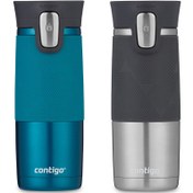 تصویر ماگ مسافرتی کانتیگو مدل Spill-Proof بسته 2 عددی Contigo Autoseal 2 Pack Thermal Travel Mugs