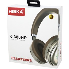 تصویر هدفون بلوتوثی هیسکا مدل K-380HP ا HISKA K-380HP Wireless Headphones HISKA K-380HP Wireless Headphones