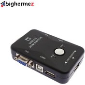 تصویر سوئیچ 2 پورت KVM پی نت مدل دستی 