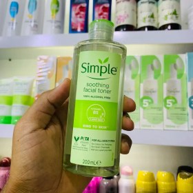 تصویر تونر تسکین دهنده سیمپل Simple Soothing Facial Toner SIMPLE SOOTHING FACIAL TONER 200ML