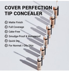 تصویر The Saem Cover Perfection Tip Concealer Liquid Multi Use Concealer Full Coverage Makeup For Acne Dark Spots Dark Circles Hyperpigmentation And Blemishes 0.2 Fl.Oz. ( 2 Rich Beige) 