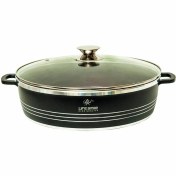 تصویر تابه گرانیتی لایف اسمایل مدل LUSHR-24BB سایز 24 LUSHR-24-BB