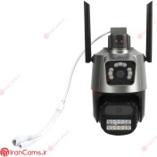 تصویر دوربین سیم کارت خور دو لنزه چرخشی v380 v380 Mini Speed Dome