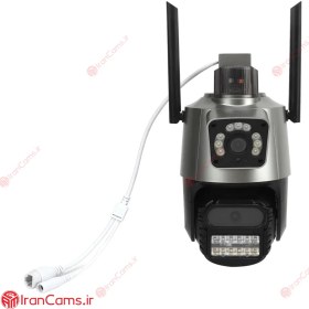 تصویر دوربین سیم کارت خور دو لنزه چرخشی v380 v380 Mini Speed Dome