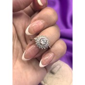 تصویر انگشتر نقره جذاب زنانه 