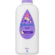 تصویر پودر بچه مخصوص شب 500 گرم جانسون Johnson’s johnsons sleep time powder