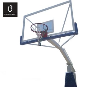 تصویر بسکتبال زمینی متحرک potable pined basketball hoop