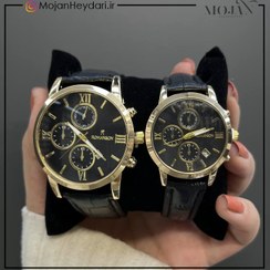 تصویر ساعت ست سه موتوره کلاسیک رومانسون کد cw30003 