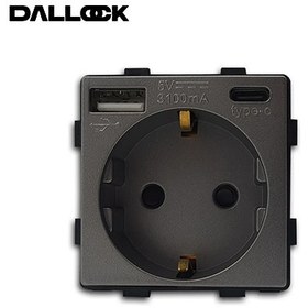 تصویر پریز هوشمند و شارژر USB تویا 