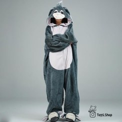 تصویر سرهمی عروسکی الاغ و پتو تنپوش دانکی ایور 